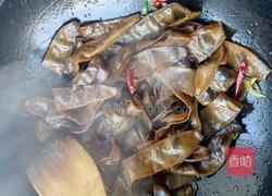 红烧干扁豆的做法图解3