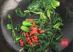 枸杞菠菜的做法图解3