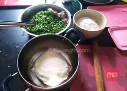 Illustration of how to make egg and leek dumplings 3