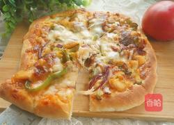 奥尔良鸡肉披萨的做法图解11
