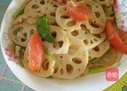 西红柿炒莲藕的做法图解11