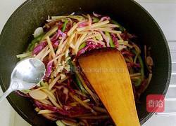 炝炒青椒土豆丝的做法图解12