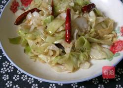 炝炒包菜的做法图解7