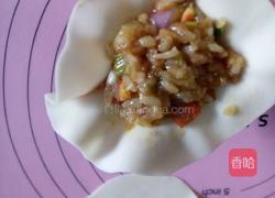 糯米虾仁烧麦的做法图解10