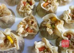 糯米虾仁烧麦的做法图解14