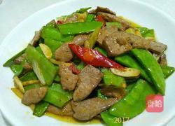 荷兰豆炒猪肝的做法图解1