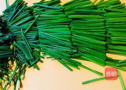 香炒韭菜花牛肉的做法图解2