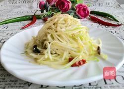 炝炒芥菜丝的做法图解1