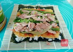金枪鱼饭卷的做法图解19