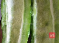 豆鼓炒苦瓜的做法图解2
