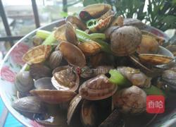 小米辣炒花甲的做法图解8