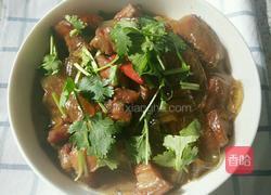 五花肉炖粉条的做法图解5