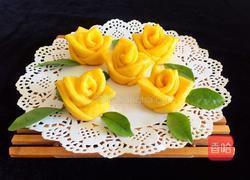 南瓜玫瑰馒头的做法图解16