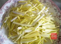 肘子肉炒蒜黄的做法图解4