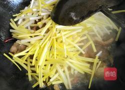 肘子肉炒蒜黄的做法图解9