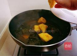 牛尾裙带金针菇豆泡汤的做法图解5