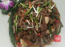 尖椒毛肚的做法图解3