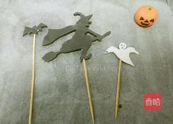 万圣节巧克力淋面蛋糕的做法图解6