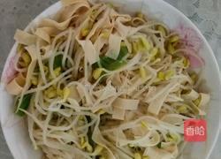 青椒豆芽炒百页的做法图解10