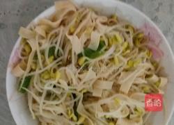 青椒豆芽炒百页的做法图解9