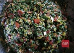 萝卜叶猪肉包子的做法图解3