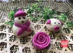 玫瑰花馒头的做法图解12