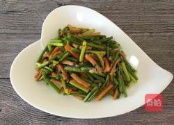 蒜苔炒肉的做法图解8