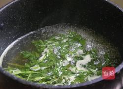 艾叶粥的做法图解3