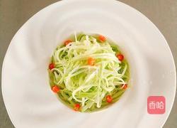 炝拌佛手瓜的做法图解4