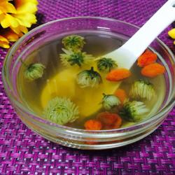 菊花枸杞绿豆汤的做法[图]