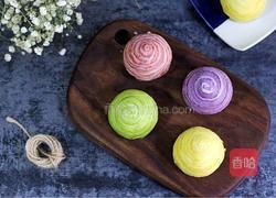 四色螺旋蛋黄酥的做法图解27