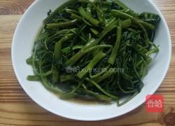 素炒藤藤菜的做法图解4