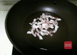 蒜苔炒肉的做法图解2