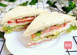 火腿三明治(全麦)的做法图解13