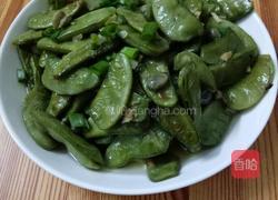 蒜蓉炒扁豆的做法图解5