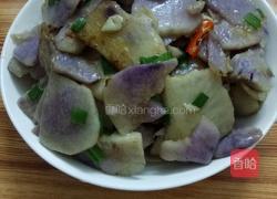 蒜蓉炒紫芋的做法图解9