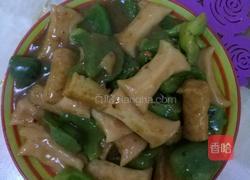 青椒炒虾饺（毛豆）的做法图解4