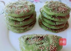 豆沙菠菜糯米饼的做法图解6