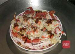 螃蟹蒸粉丝的做法图解5