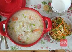 鲜虾白米粥潮汕砂锅粥的做法图解10