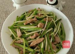 蒜苗炒肉的做法图解10