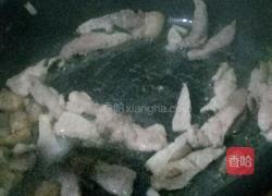 蒜叶炒肉的做法图解5