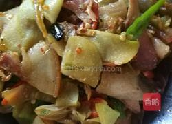 腊肉炒佛手瓜的做法图解5