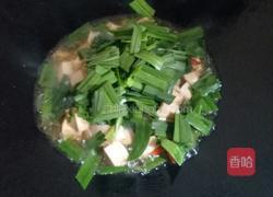 蒜苗焖豆腐的做法图解6