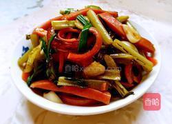 萝卜梗炒火腿肠的做法图解8