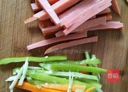 萝卜梗炒火腿肠的做法图解4