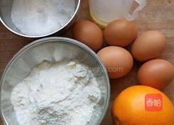 香橙海绵蛋糕的做法图解1