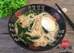 菠菜鸡蛋汤面的做法图解7