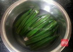 VIP名厨课菜品试做～秋葵炒鸡蛋的做法图解3