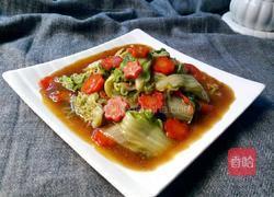 酸辣白菜的做法图解1